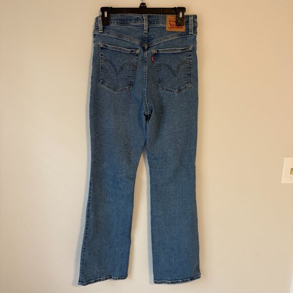 LEVI'S High Rise Ribcage Bootcut Jean Women's Size 30 - Picture 4 of 9